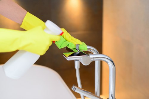 Professional regular cleaning service for an Enfield home interior
