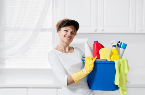 Kitchen and bathroom regular cleaning in an Enfield property