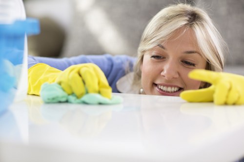Stain removal service for commercial seating in Enfield