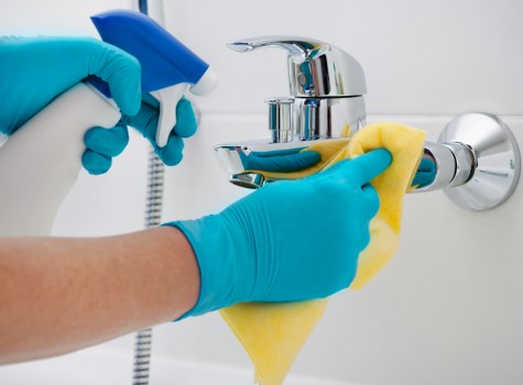 Fresh and clean carpets after professional treatment
