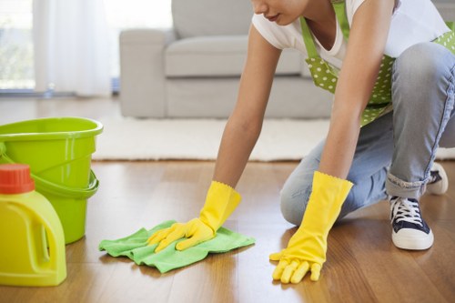 Move out cleaning service for an Enfield flat with access considerations