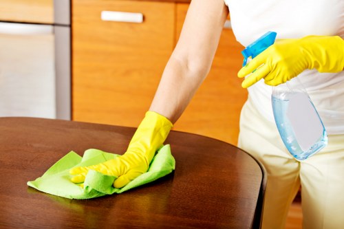 Local cleaners preparing a property for handover in Enfield